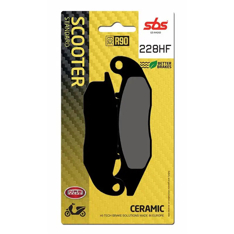 Set pastiglie freno anteriori SBS serie HF per APRILIA SR 125 GT 2022-2023