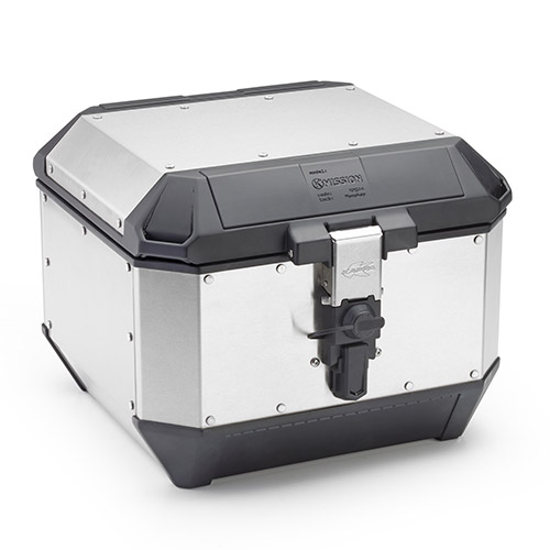 Bauletto Kappa Serie K'MISSION in Alluminio Naturale 44L