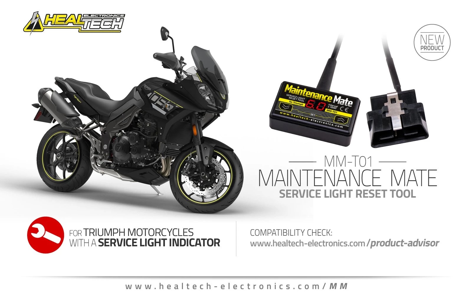 Healtech mantenience mate per TRIUMPH TIGER 1050 SPORT 2013-2020