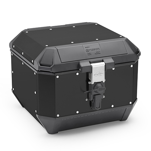 Bauletto Kappa Serie K'MISSION in Alluminio Verniciato Nero 44L