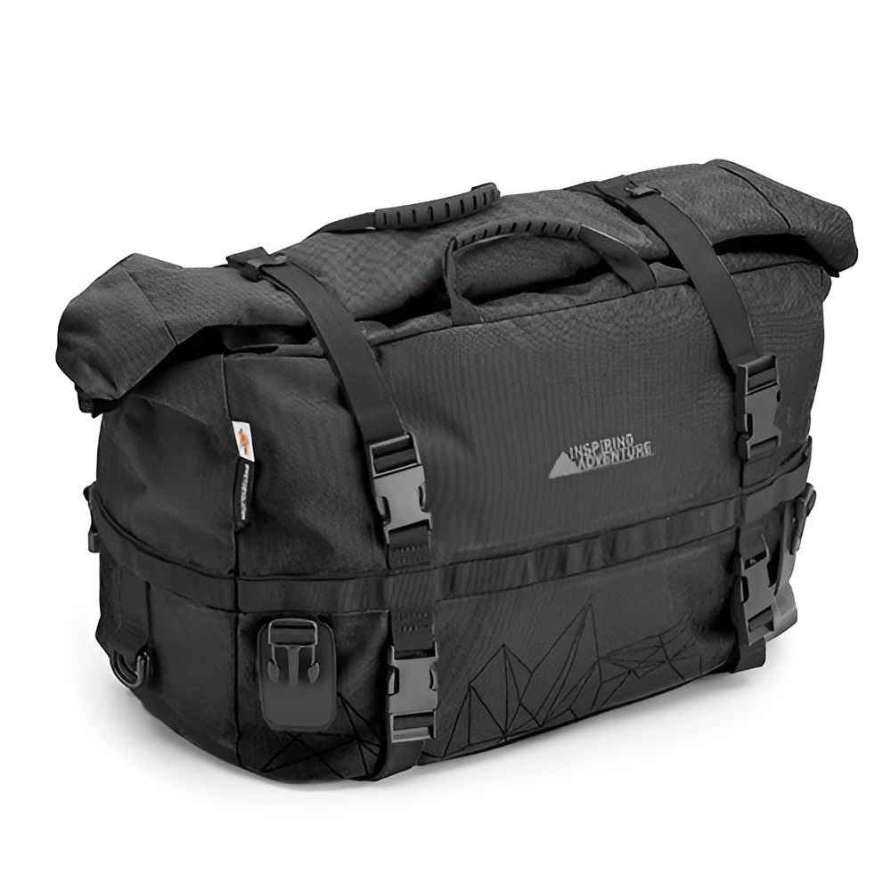 Borsone da Sella Nero Kappa serie INSPIRING ADVENTURE 32lt