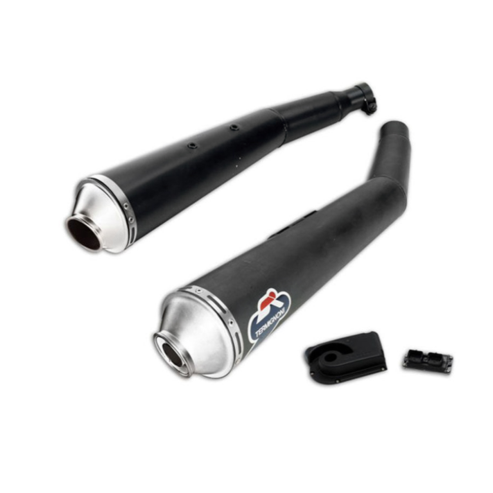 Silenziatori Neri Termignoni Racing in Acciaio Inox per DUCATI SPORT CLASSIC BIPOSTO
