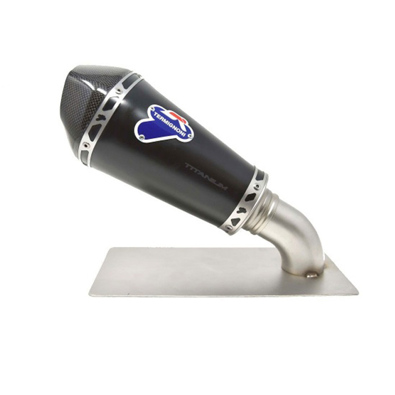 Scarico Completo Termignoni Racing in Acciaio Inox con Terminale Relevance Conico Nero in Titanio per HONDA CB 650 2018-2024