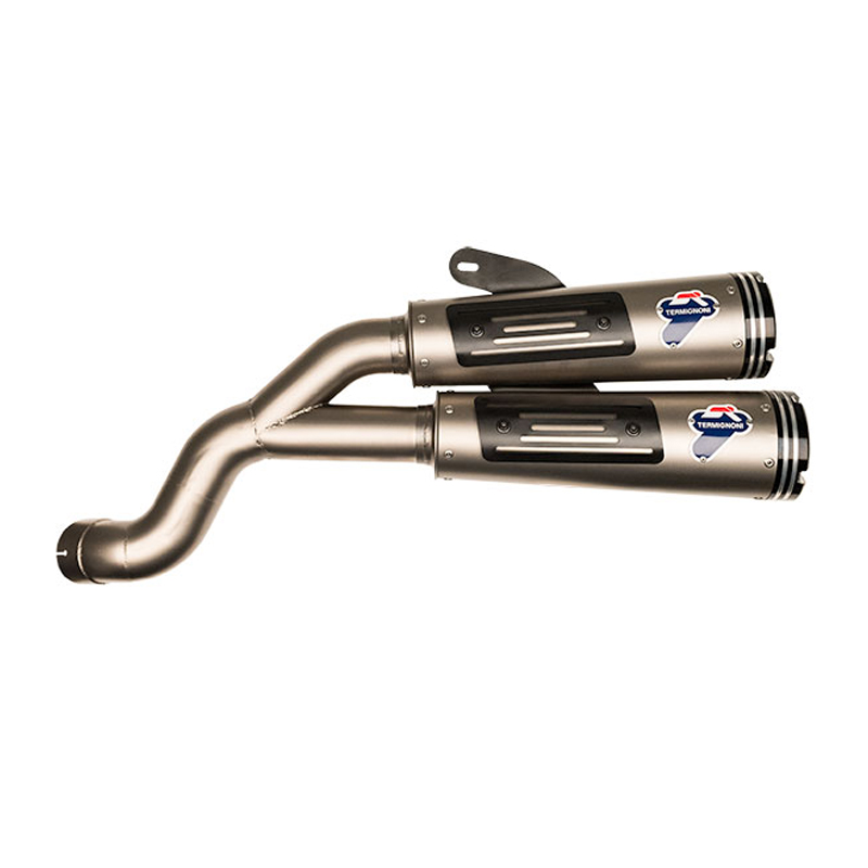 Silenziatori Termingnoni Conici Alti Omologati in Acciaio Inox per BMW R 1200 NINE-T 2016-2020