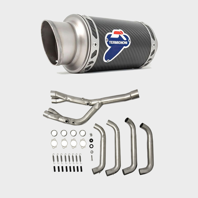 Scarico Completo Termignoni Racing in Acciaio Inox con Terminale GP Classic in Carbonio per BMW S 1000 RR 2019-2024