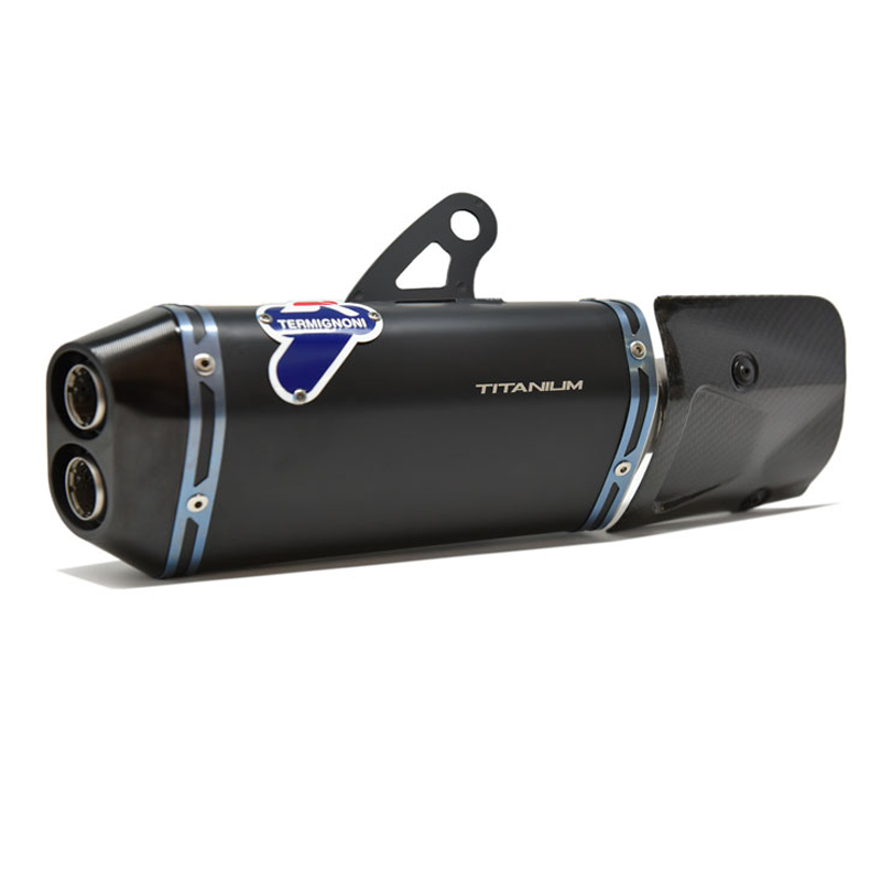 Scarico Completo Termignoni Racing in Acciaio Inox con Terminale in Titanio Black Edition per DUCATI PANIGALE V4/S 2018-2024