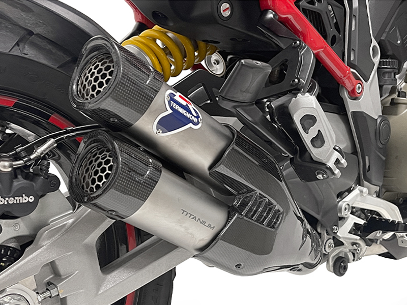 Scarico Completo Termignoni Racing in Acciaio Inox con Fodero in Titanio per DUCATI MULTISTRADA V4/S 2021-2024