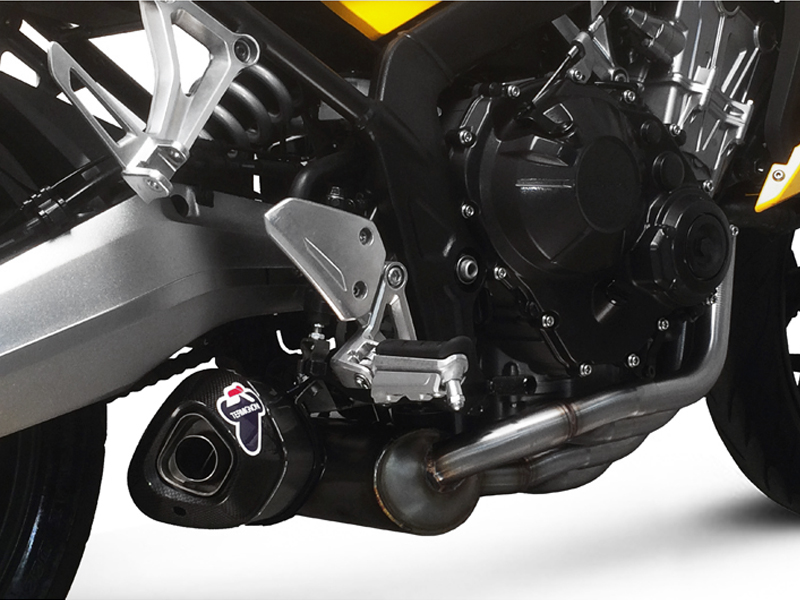 Scarico Completo Termignoni Racing in Acciaio Inox con Terminale Relevance in Titanio per HONDA CB 650 /F 2014-2018