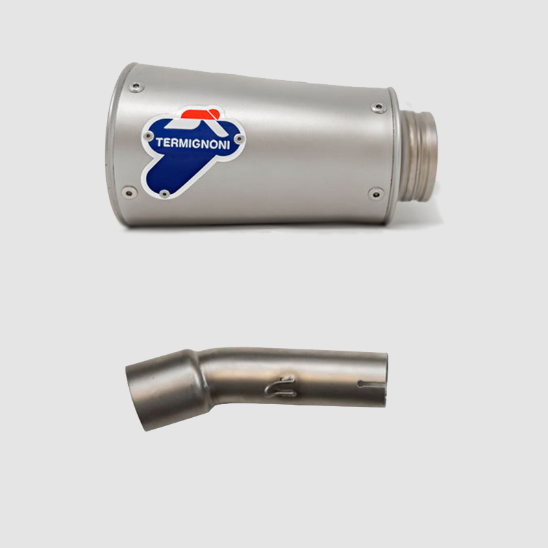 Kit Silenziatore Termignoni GP2R-R Racing in Acciaio Inox con fondello in Acciaio Inox e tubo di raccordo incluso per HONDA CB 500 F/X 2019-2022