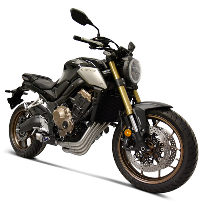 Scarico Completo Termignoni Racing in Acciaio Inox con Terminale GP Classic in Carbonio per HONDA CB 650 2018-2024