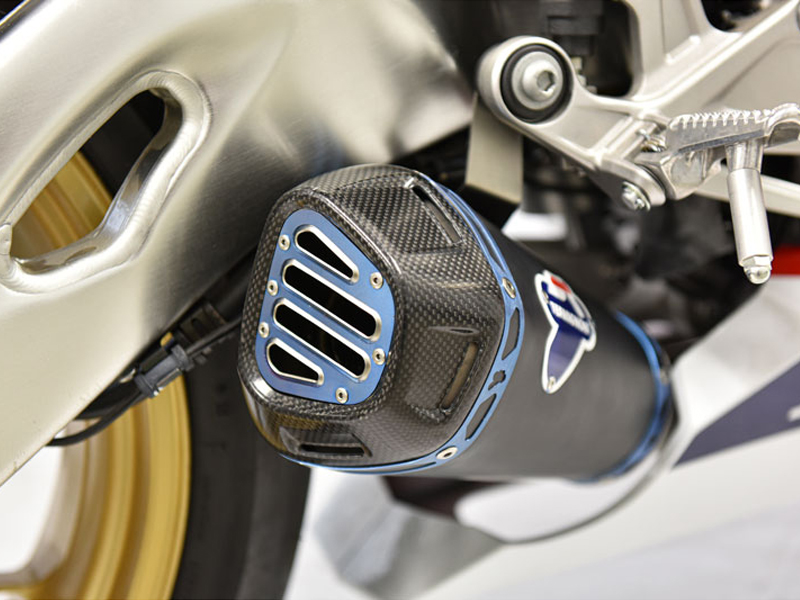 Scarico Completo Termignoni Racing in Acciaio Inox con Terminale HEB Nero in Titanio per HONDA CBR 1000 2017-2019