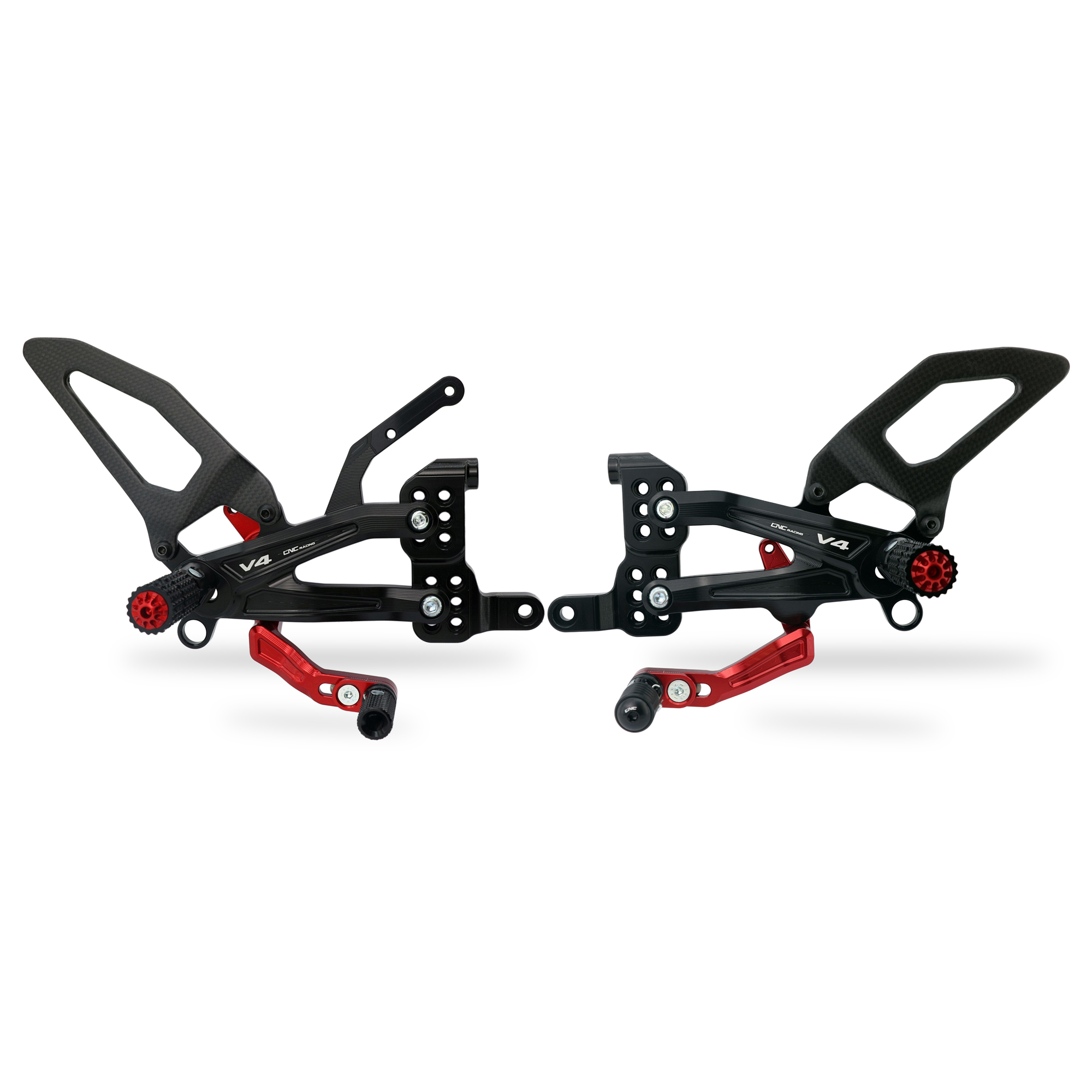 Pedane regolabili CNC Racing Carbon per DUCATI PANIGALE V4 R 2019-2023