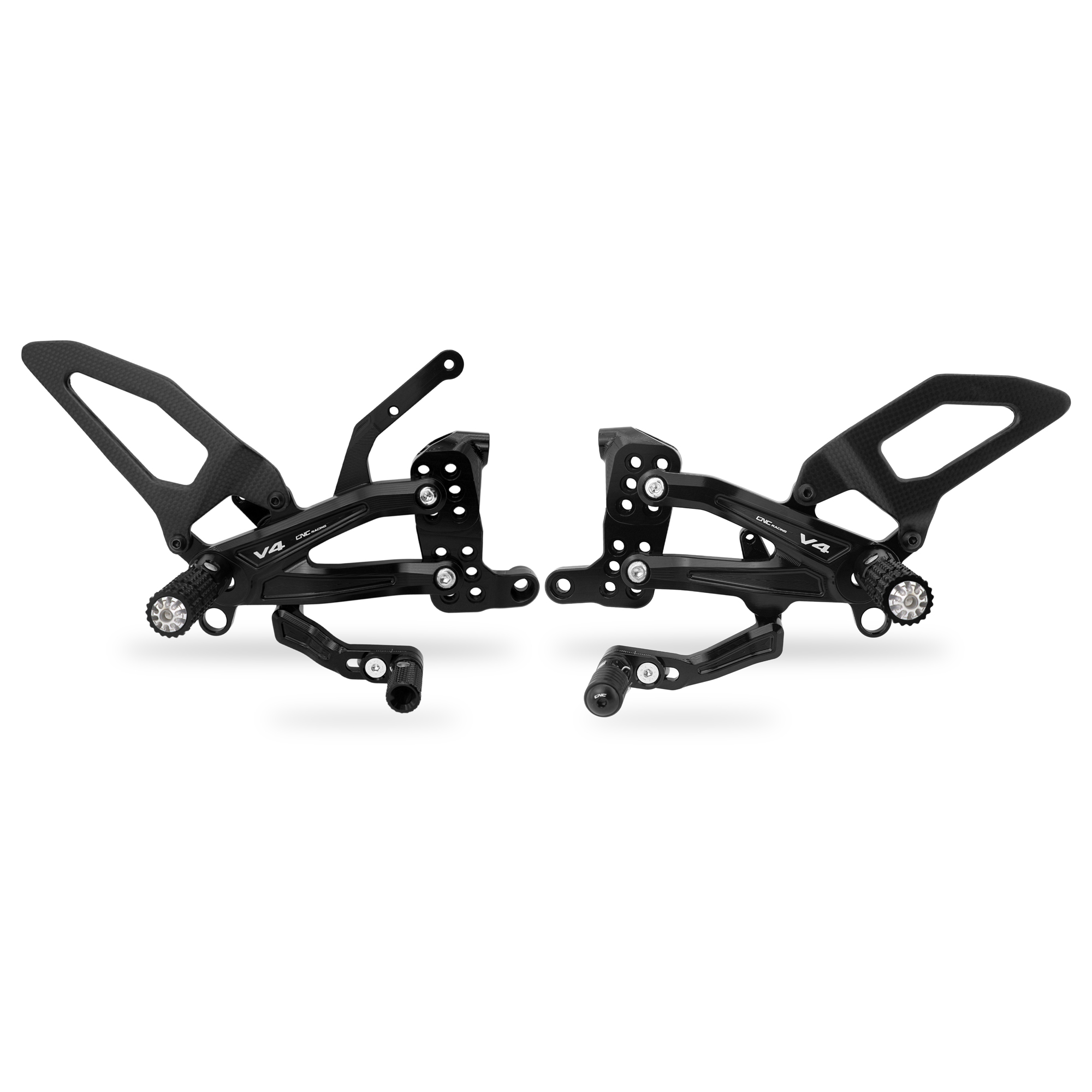Pedane regolabili CNC Racing Carbon per DUCATI STREETFIGHTER V4 /S 2020-2023