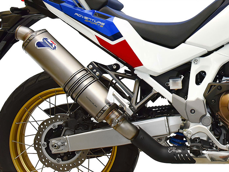 Silenziatore Termignoni Omologato in Titanio con Paracalore per HONDA CRF 1100 L AFRICA TWIN 2020-2022