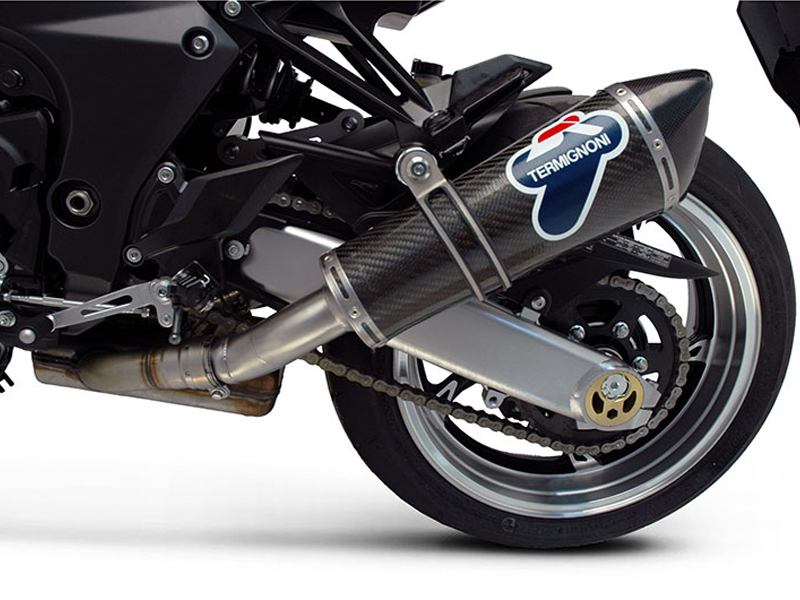 Silenziatore Termignoni Conico Omologato in Carbonio per KAWASAKI Z 1000 2010-2014