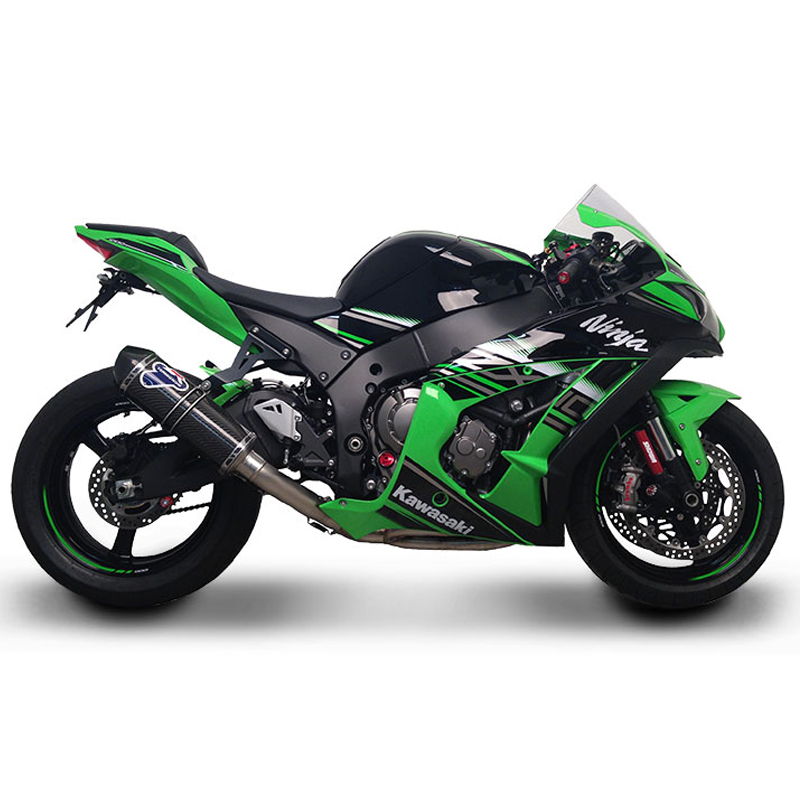 Scarico Completo Termignoni Racing in Acciaio Inox con Terminale in Carbonio per KAWASAKI ZX-10 R 2010-2018