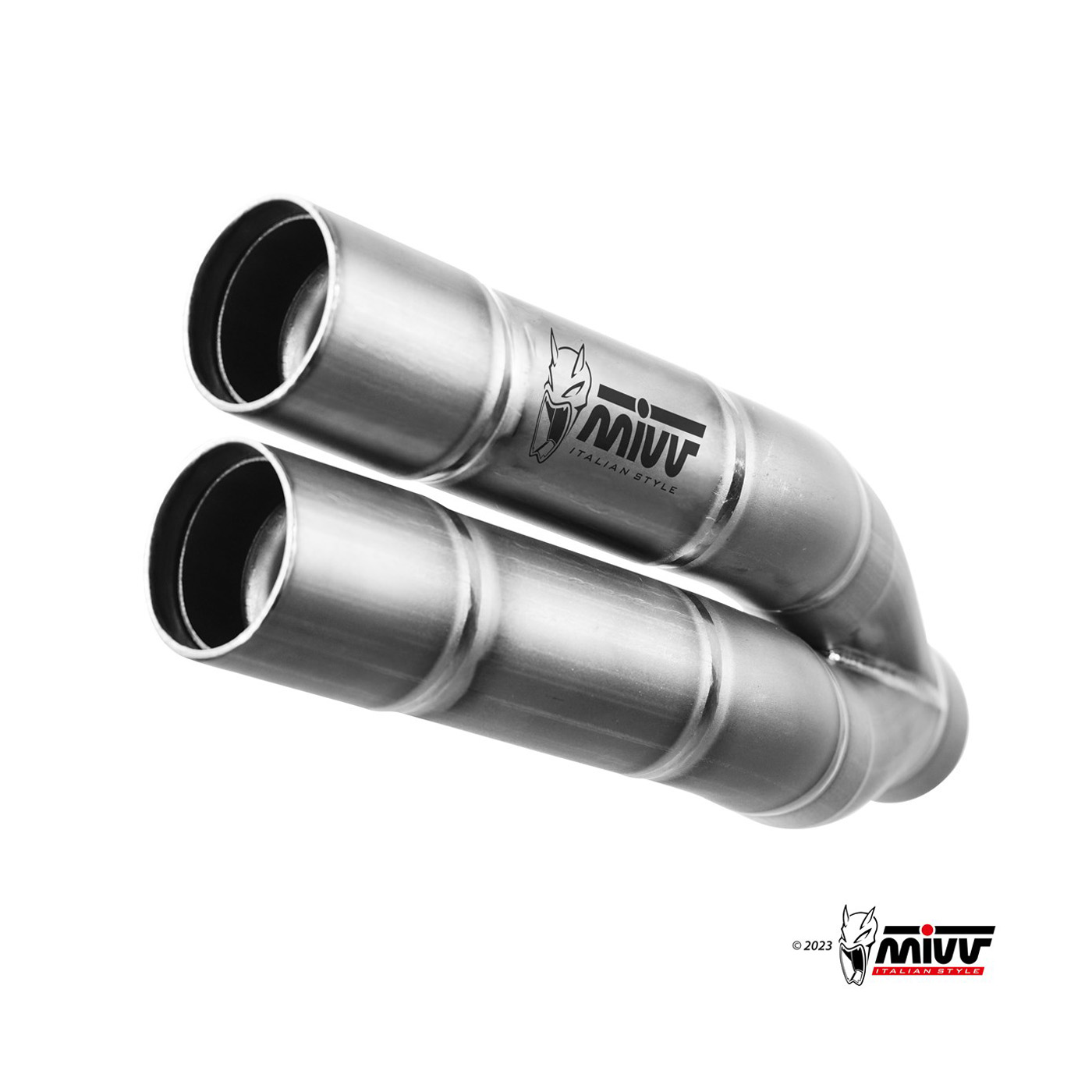 Silenziatore Omologato ECE Mivv DOUBLE GUN Acciaio per DUCATI MULTISTRADA 950 / S 2017-2021