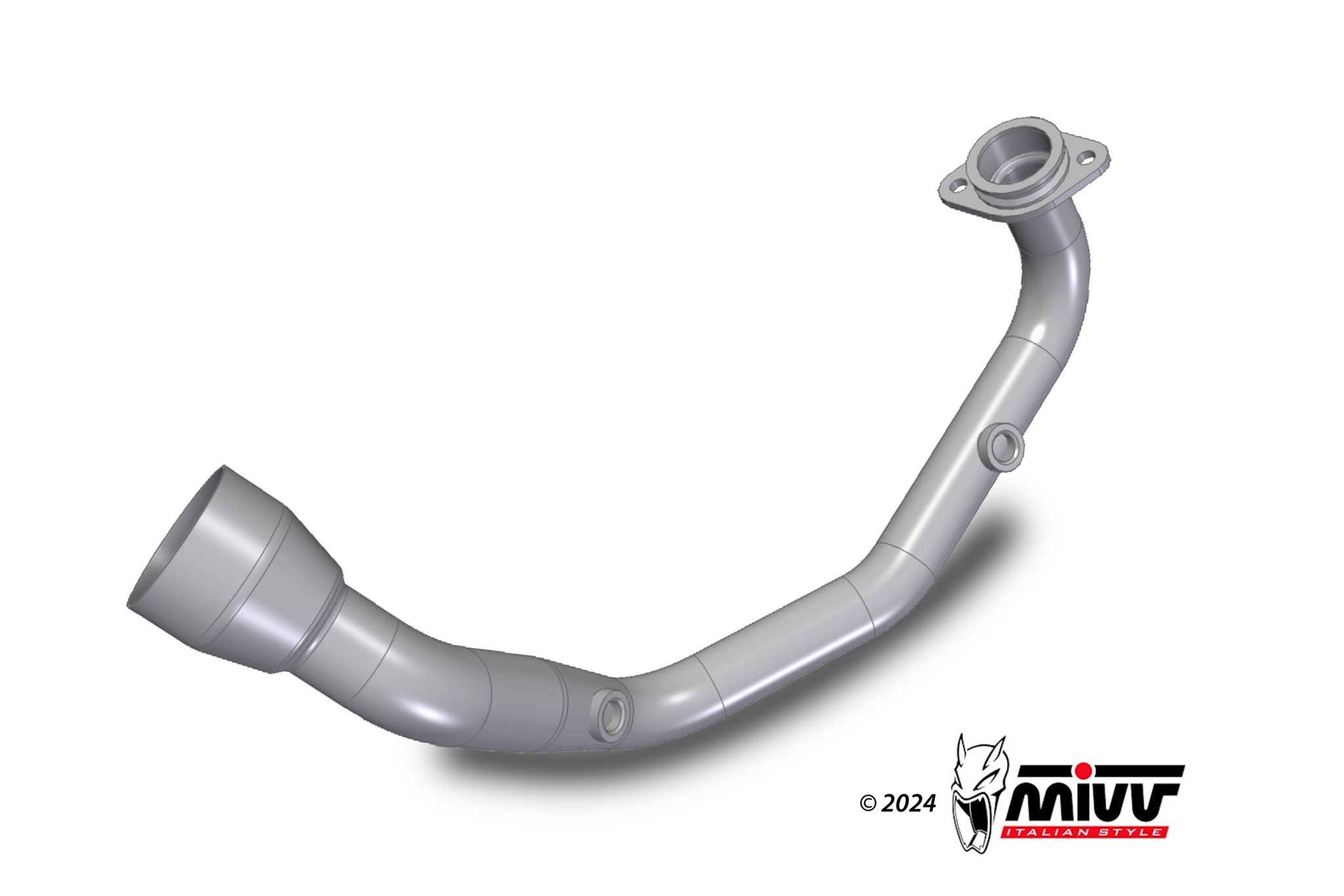 Collettori racing in acciaio Mivv per KTM 125 DUKE 2024-2025