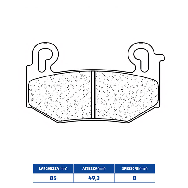 Set pastiglie freno anteriori CL-Brakes serie A3+ per BMW R 1300 GS /ADVENTURE 2024-2025