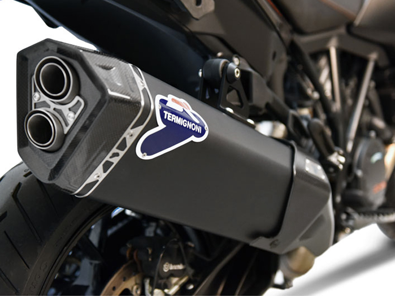 Silenziatore Termignoni Omologato in Titanio Nero per KTM 1290 SUPER ADVENTURE 2017-2019