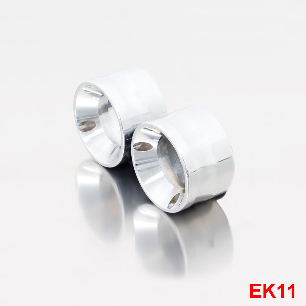 Coppia finali Remus Straight End acciaio cromato EK11