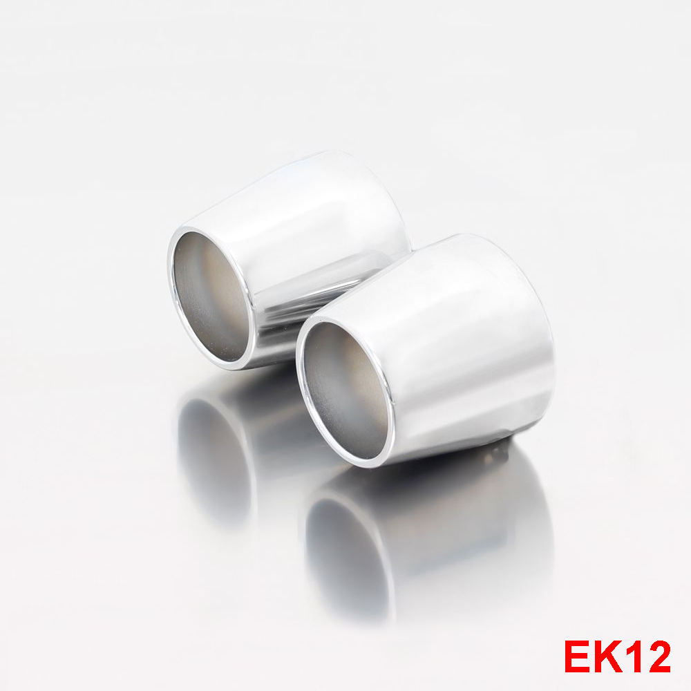 Coppia finali Remus Tapered acciaio cromato EK12