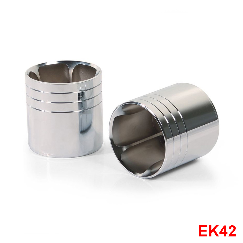 Coppia finali Remus Straight End V2 acciaio cromato EK42