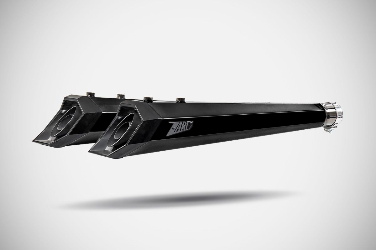 Slip-On Zard "MAVERICK" Acciaio Inox Nero Racing per HARLEY DAVIDSON CVO 2021-2024