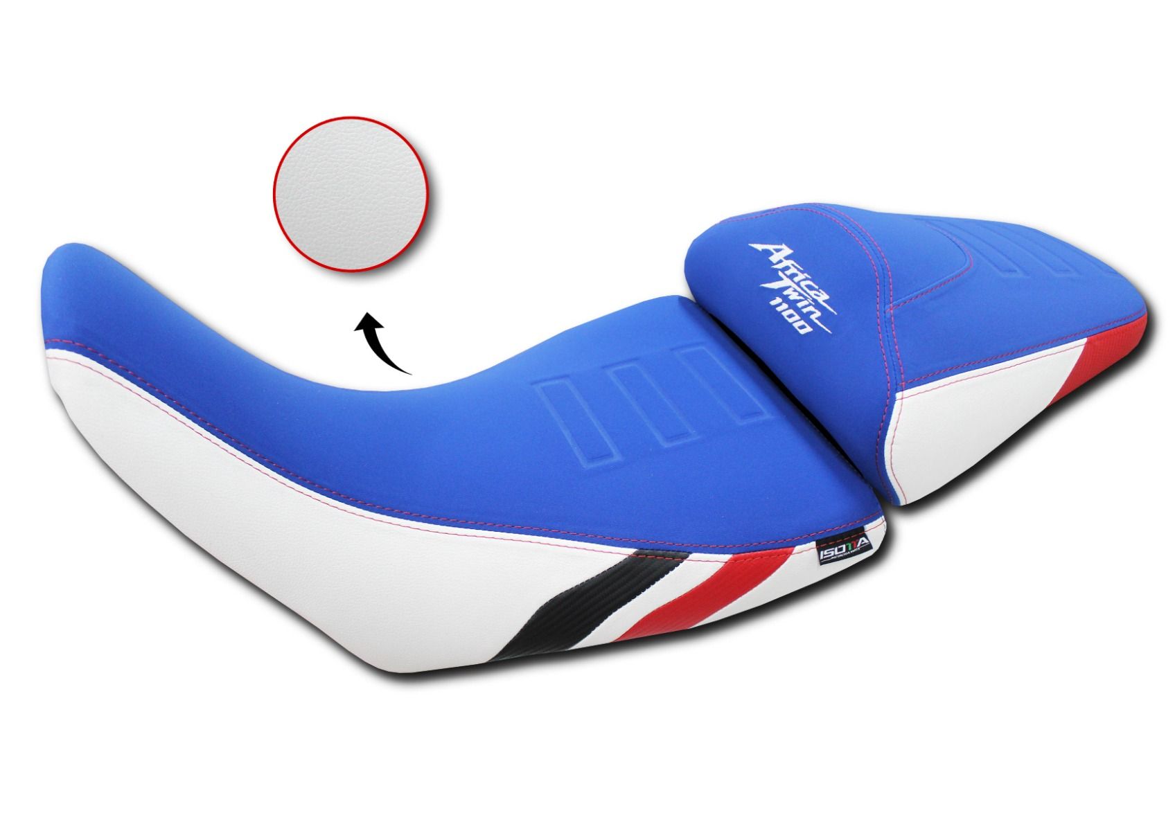 Sella anteriore rialzata 3 cm comfort TC3 Isotta per HONDA CRF 1100 L AFRICA TWIN ADVENTURE SPORT 2020-2023