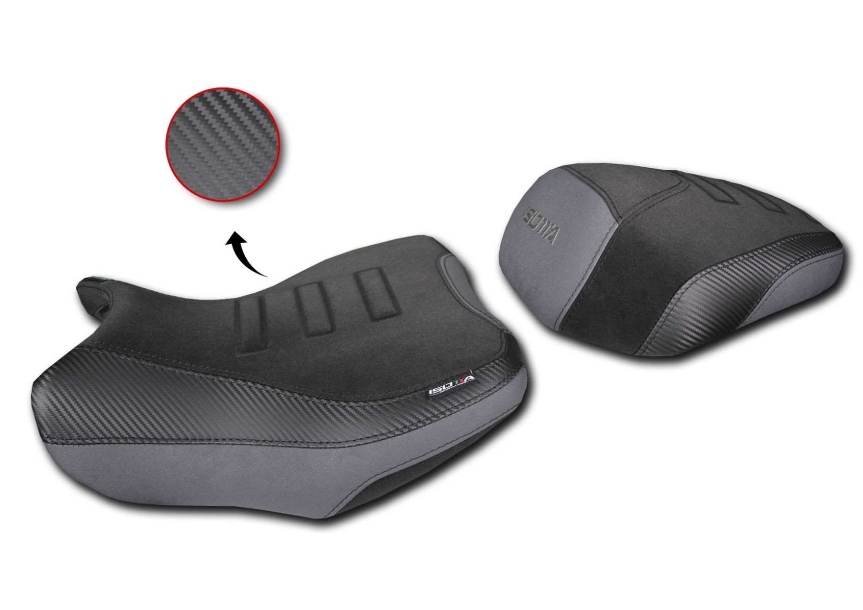 Sella passeggero Triple Black Isotta per BENELLI TRK 702 2023-2025
