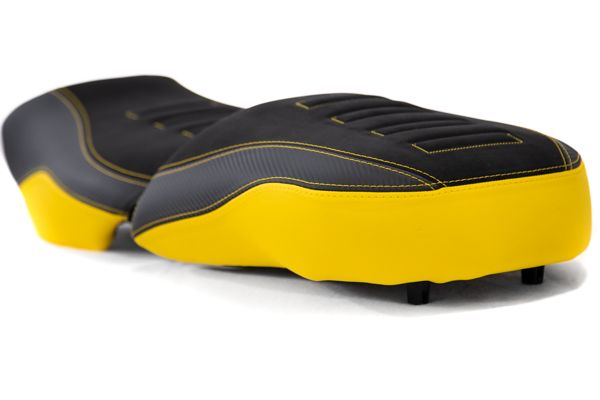 Sella passeggero Nera/Gialla Isotta per BMW R 1200 GS 2013-2018