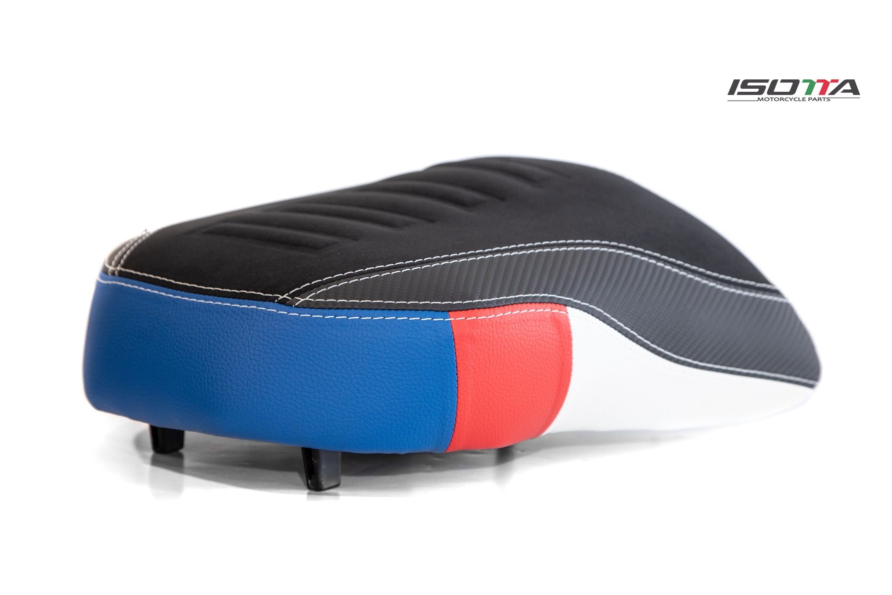 Sella passeggero Bianca/Rossa/Blu Isotta per BMW R 1200 GS ADVENTURE 2014-2018