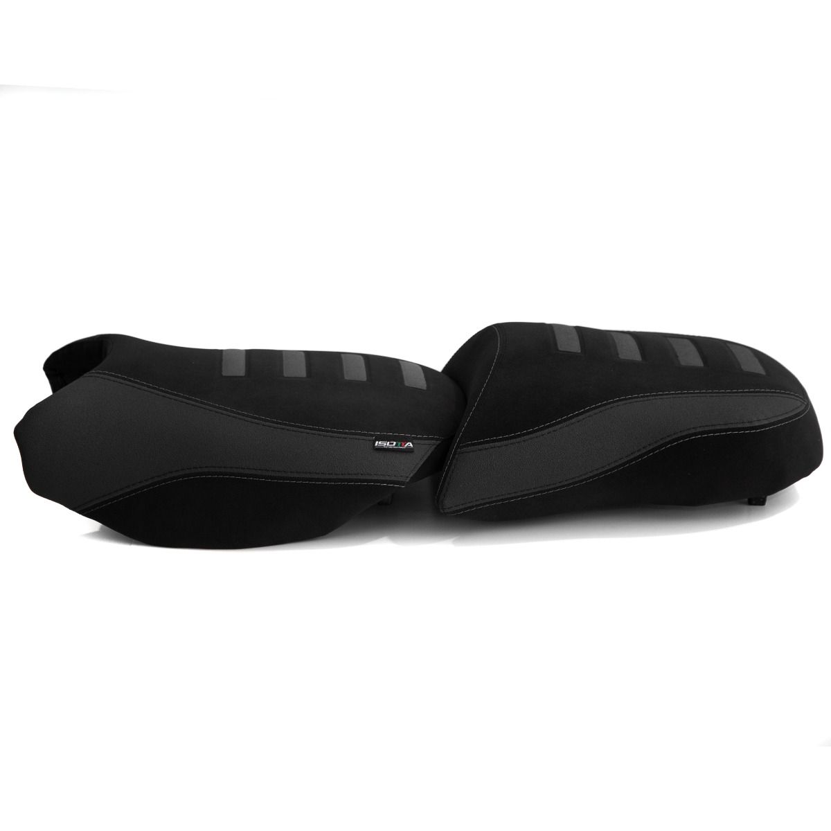 Sella anteriore con canale prostatico Nera/Grigia Isotta per BMW R 1200 GS 2013-2018