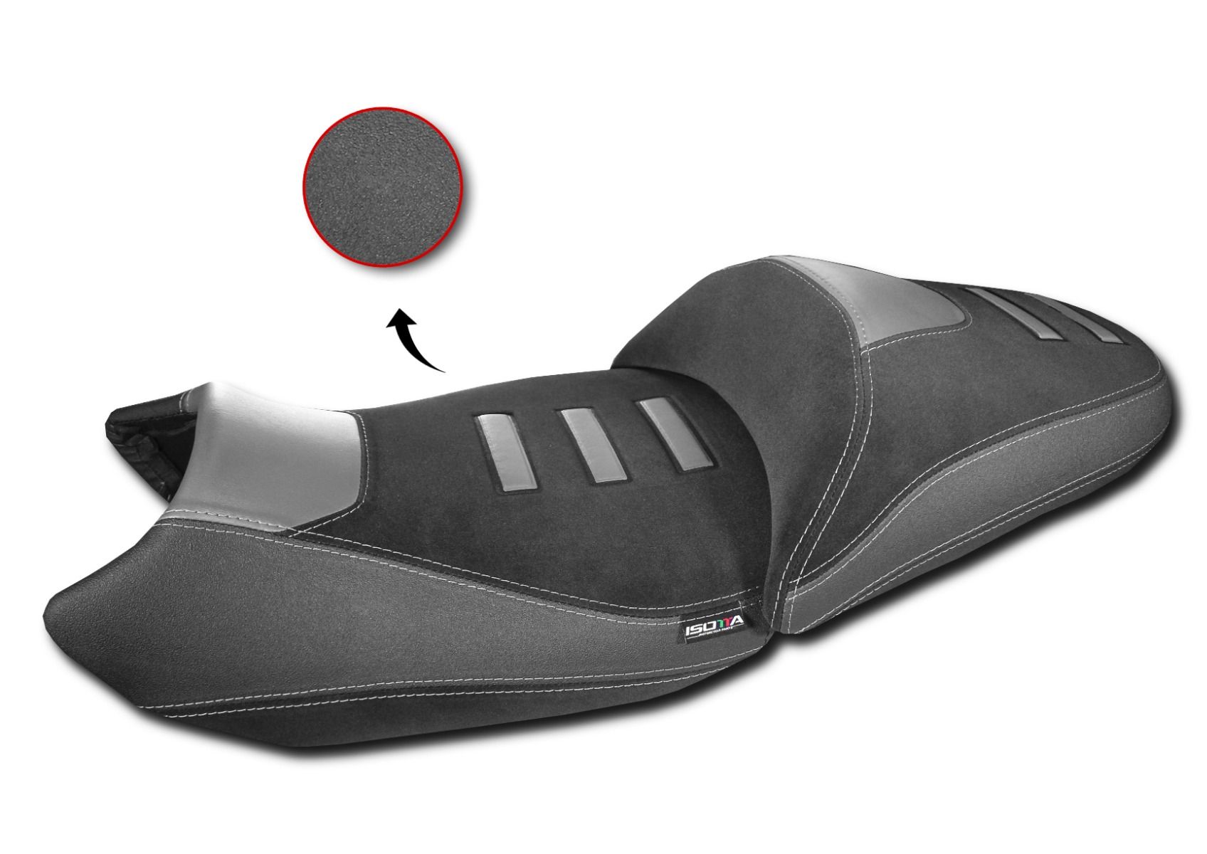Sella anteriore comfort Nera Isotta per BMW R 1300 GS 2023-2025