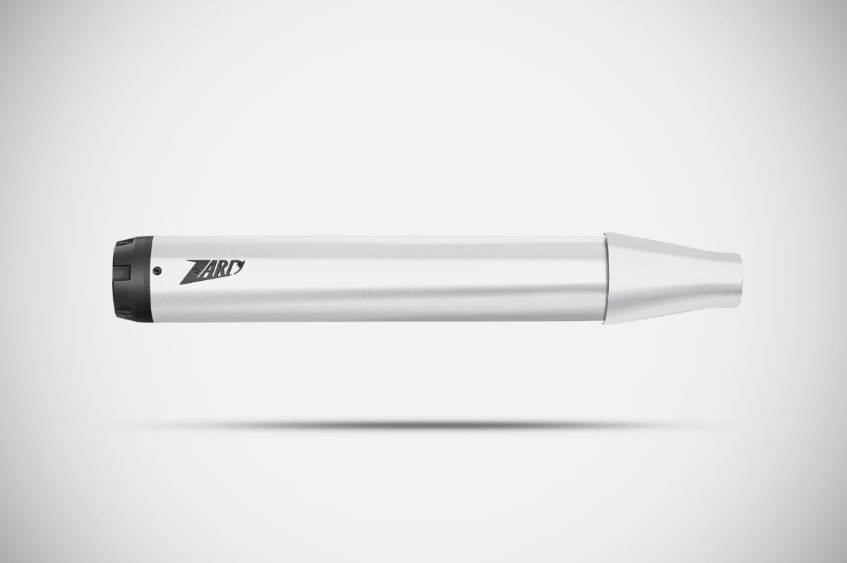 Slip-On Zard Acciaio Inox Cromato Racing con Fondello in Alluminio per HARLEY DAVIDSON SPORT GLIDE 2023-2024