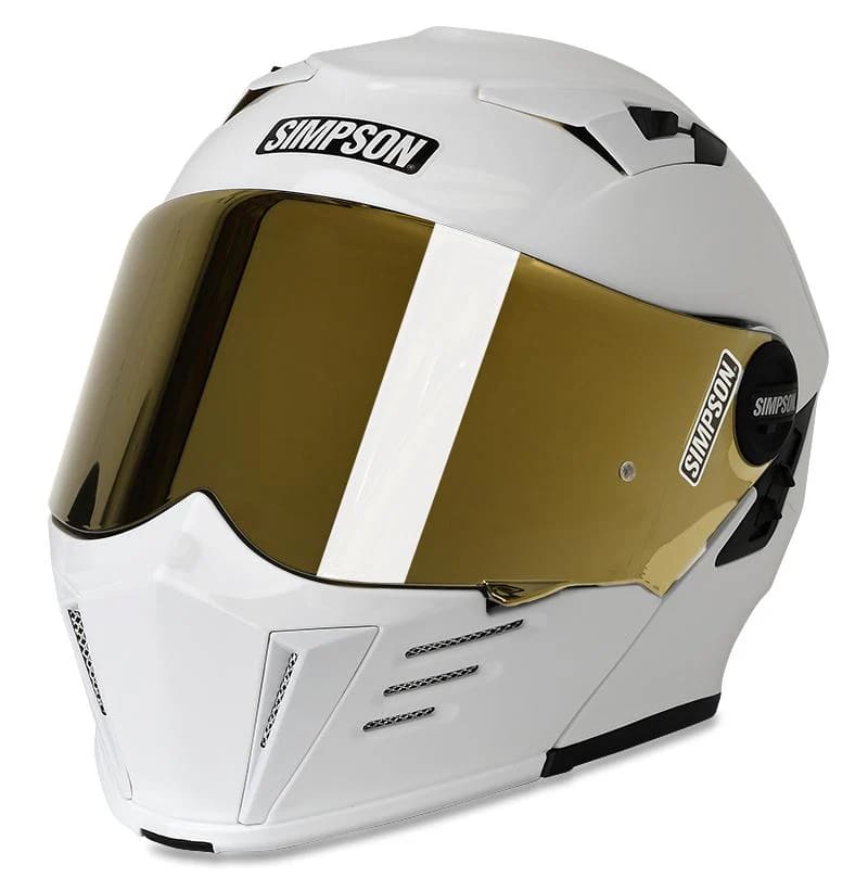 Casco Simpson Darksome Bianco E-06