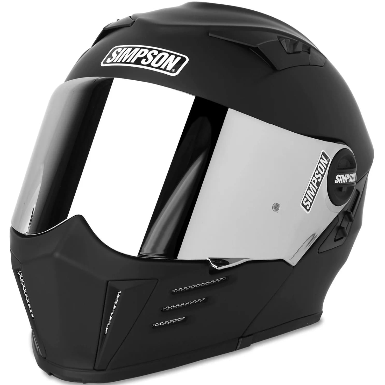 Casco Simpson Darksome Nero Opaco E-06