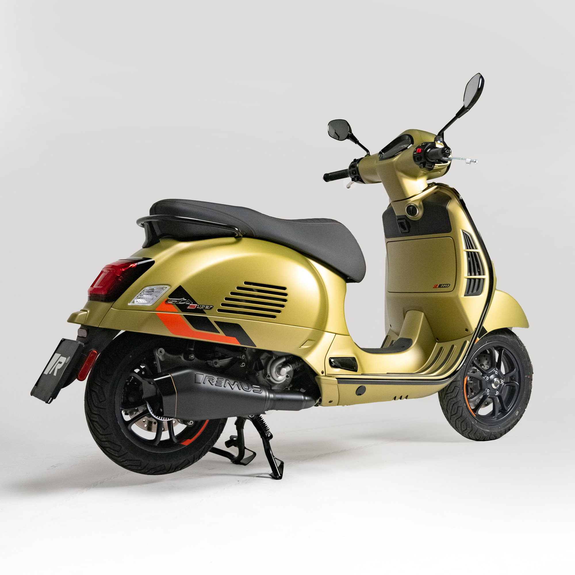 Scarico completo Remus RS 2.0 omologato nero per VESPA GTS 310 2025