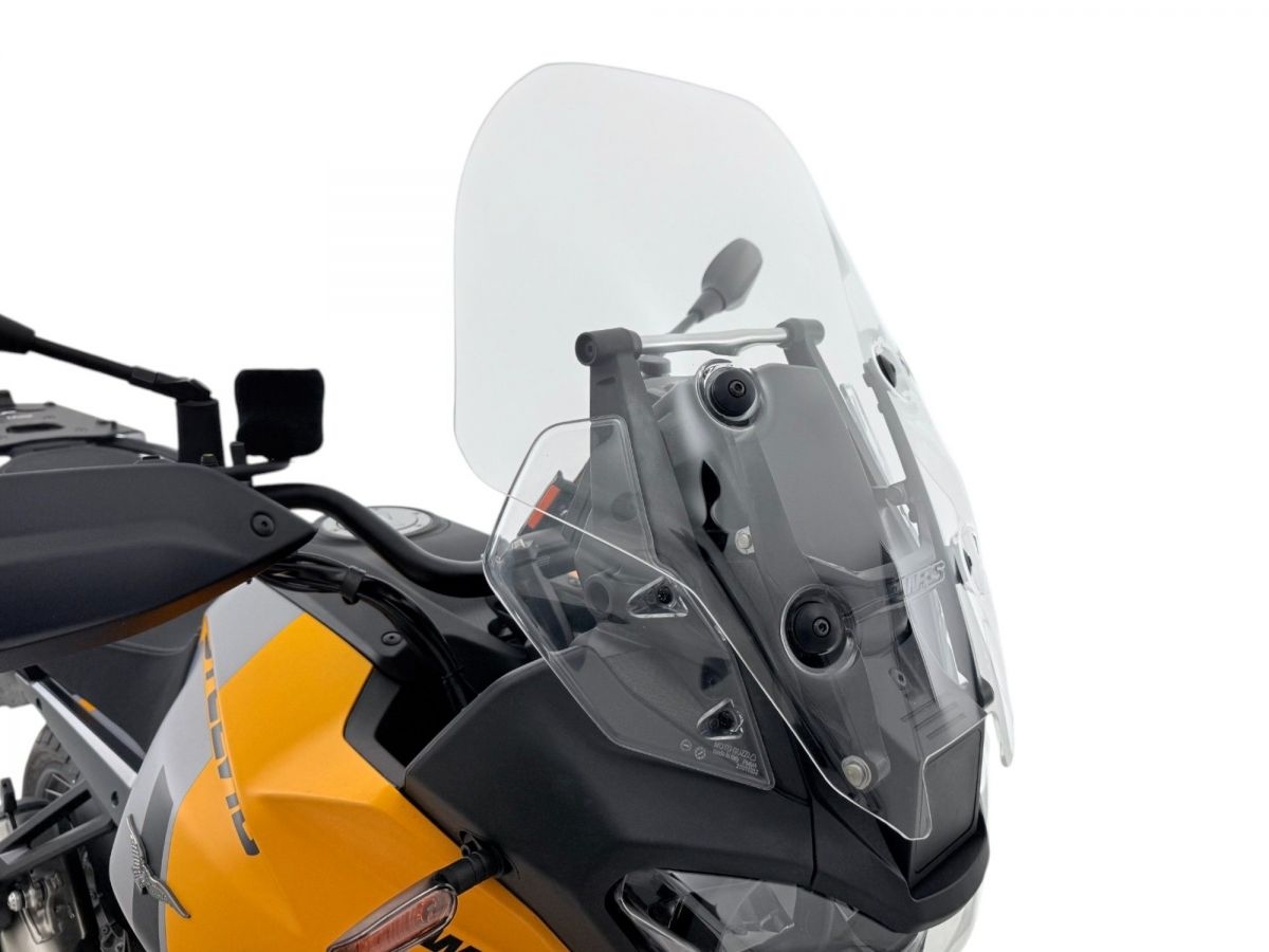 Cupolino WRS Caponord Trasparente con radar per MOTO GUZZI STELVIO V100 2024-2026