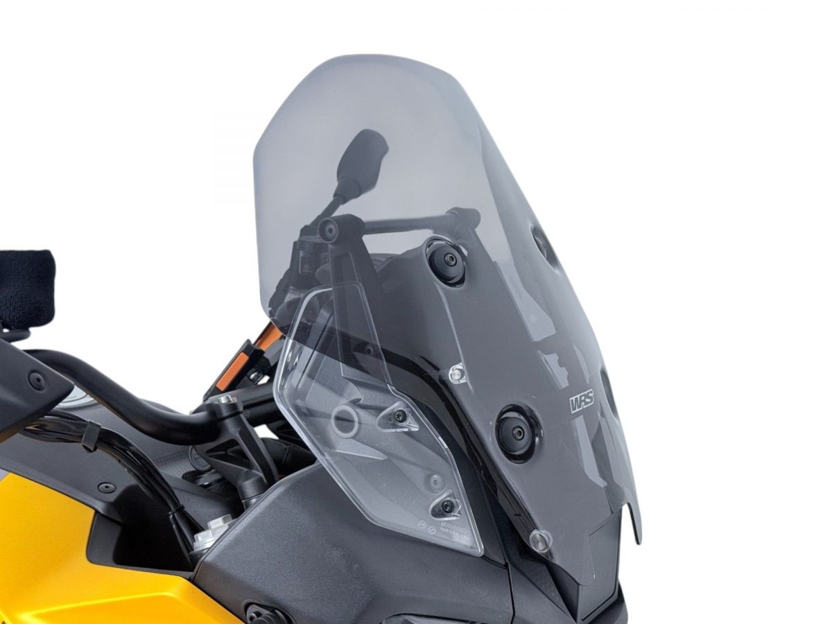 Cupolino WRS Touring Fumo Scuro con radar per MOTO GUZZI STELVIO V100 2024-2026