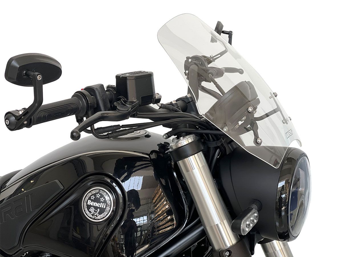 Cupolino WRS Caponord Trasparente per BENELLI LEONCINO 500 2017-2024
