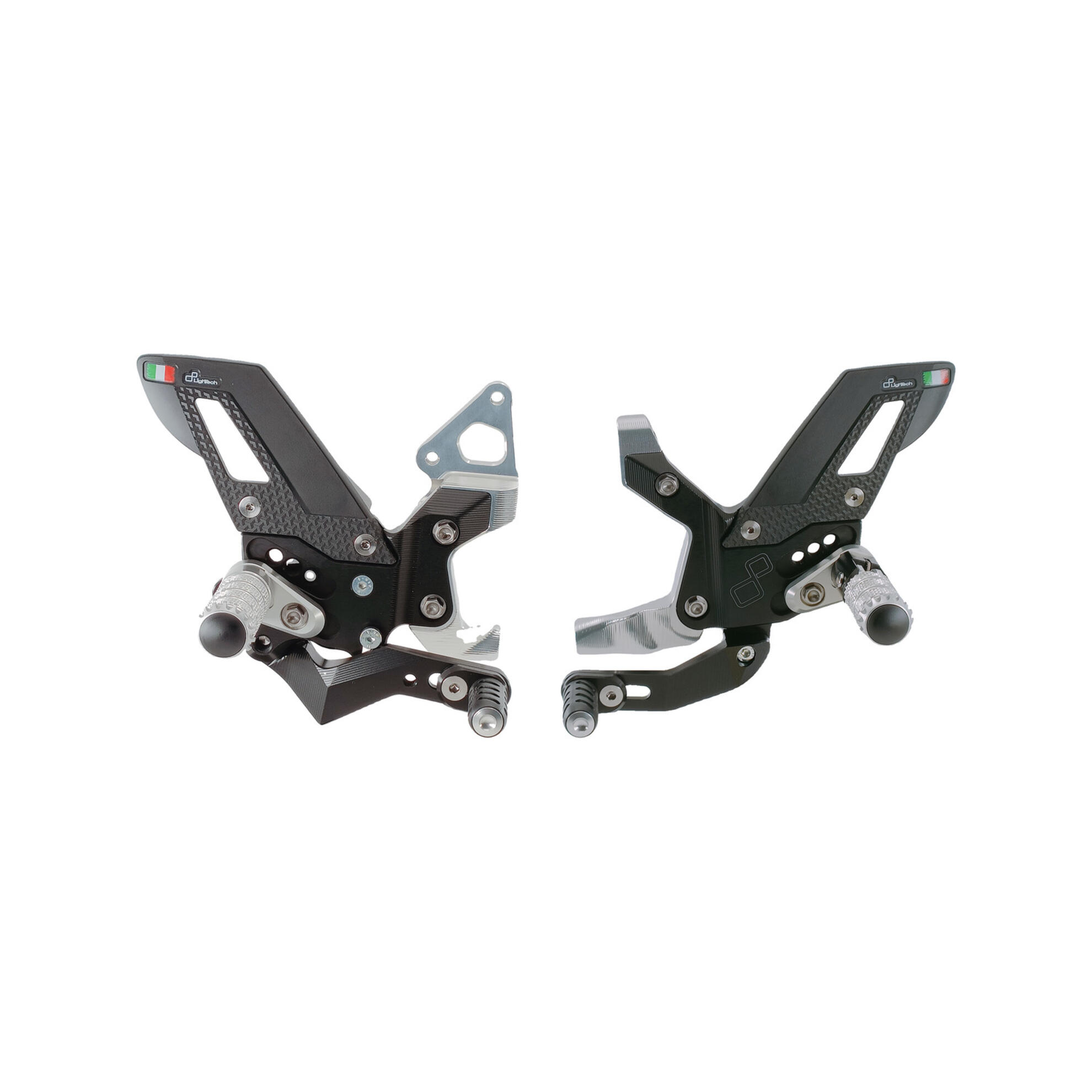 Pedane regolabili Standard Lightech cambio rovesciato Nuova Versione per DUCATI PANIGALE 899 2014-2015