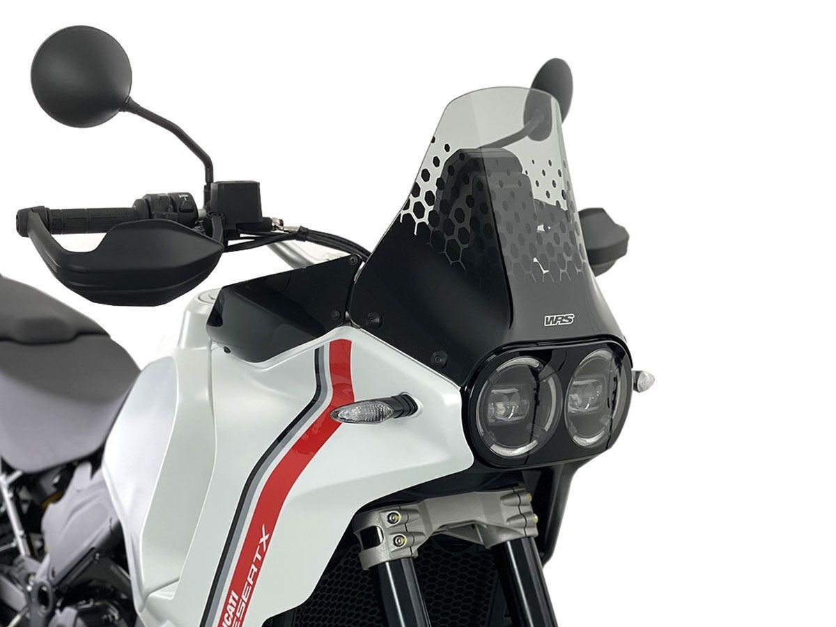 Cupolino WRS Enduro Fumo per DUCATI DESERT X 2022-2025