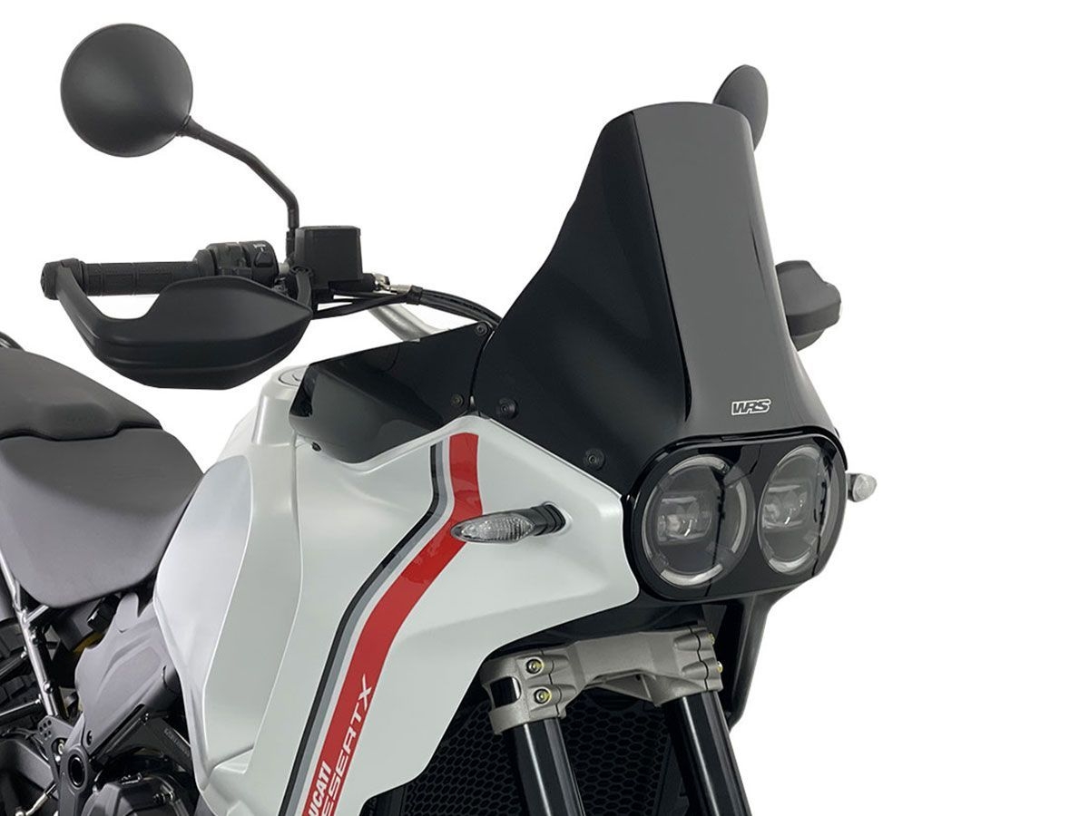Cupolino WRS Enduro Nero Lucido per DUCATI DESERT X 2022-2025