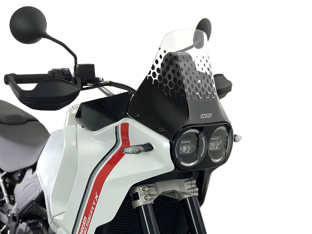 Cupolino WRS Enduro Trasparente per DUCATI DESERT X 2022-2025