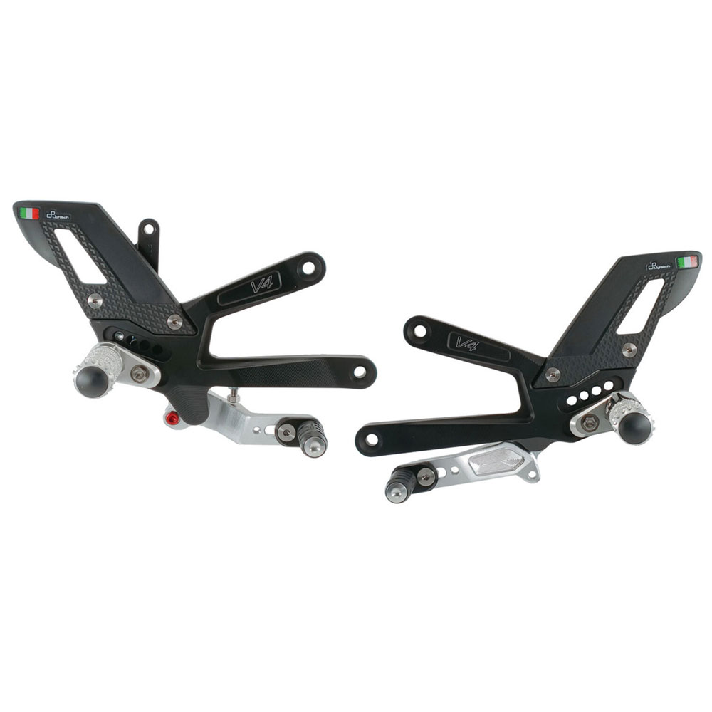 Pedane regolabili "W" Version Lightech per DUCATI PANIGALE V4 /S 2025