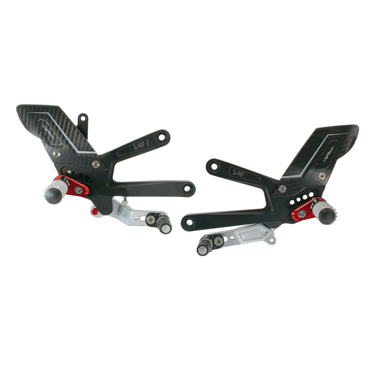 Pedane regolabili "R" Version Lightech per DUCATI PANIGALE V4 /S 2025