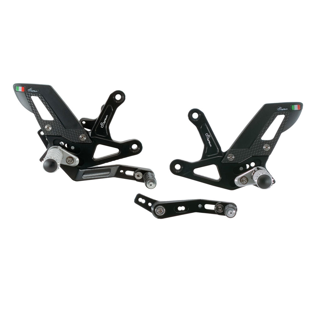Pedane regolabili Standard Lightech per TRIUMPH SPEED TRIPLE 1200 RS/RR 2021-2024