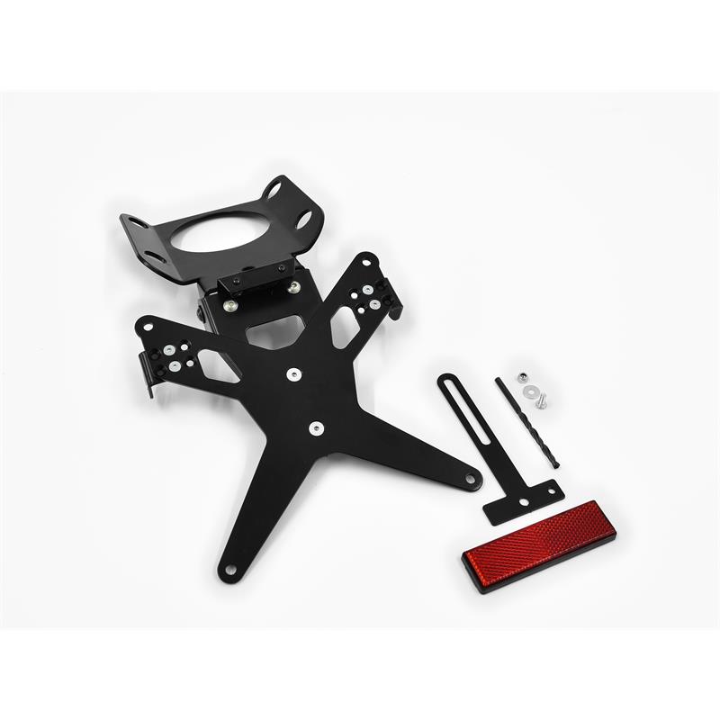 Portatarga Regolabile Ziegler X-Line in Acciaio Inox per HONDA CRF 1100 L AFRICA TWIN 2020-2023