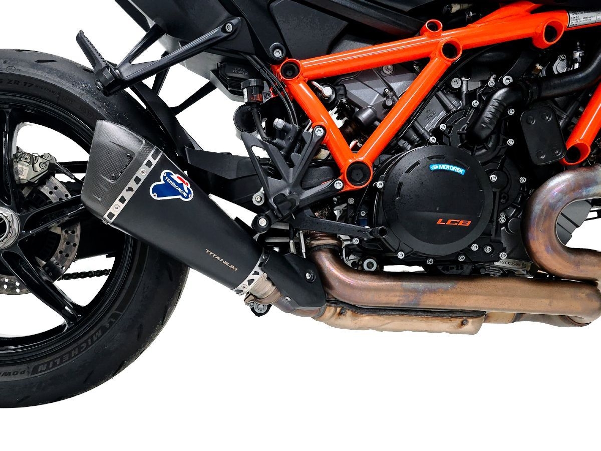 Silenziatore Termignoni Omologato E5+ in Titanio Nero per KTM SUPERDUKE 1390 R 2024-2025